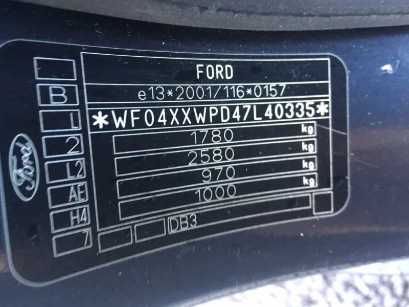 Продажа Ford Focus 1.6 (115Hp) (HXDA) FWD MT по запчастям