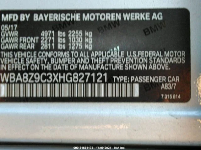 Продажа BMW 3 GT 2.0 (252Hp) (N20B20) 4WD AT по запчастям