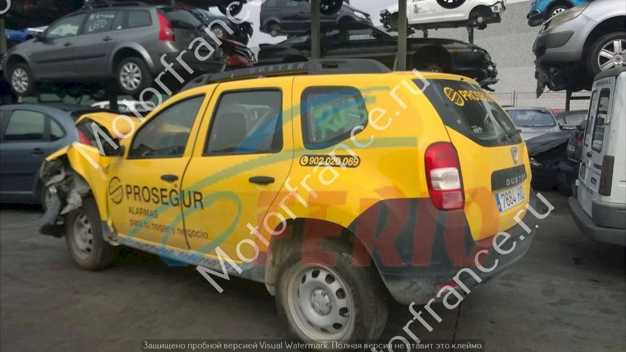 Продажа Renault Duster 1.5D (86Hp) (K9K 796) FWD MT по запчастям
