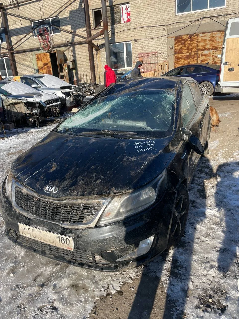 Продажа Kia Rio 1.6 (123Hp) (G4FC) FWD MT по запчастям