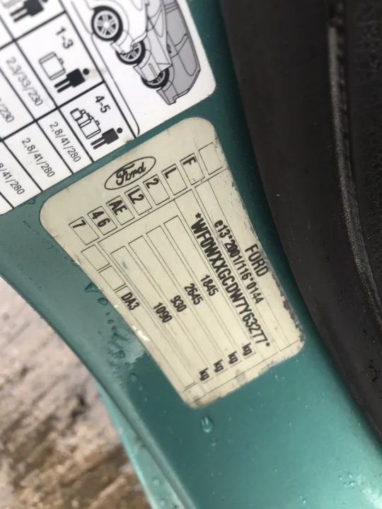 Продажа Ford Focus 1.6D (90Hp) (GPDA) FWD MT по запчастям