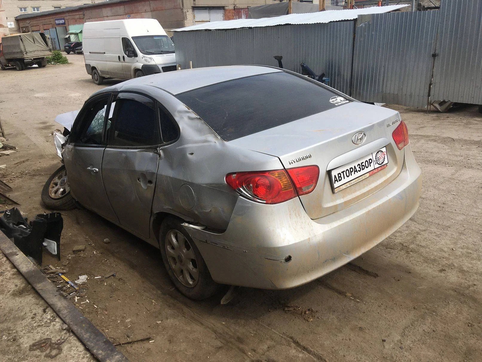 Продажа Hyundai Elantra 1.6 (123Hp) (G4FC) FWD MT по запчастям