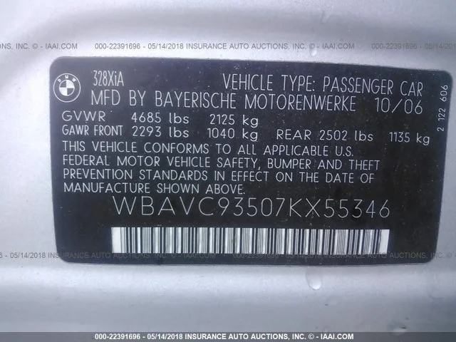 Продажа BMW 3er 3.0 (218Hp) (N52B25) 4WD AT по запчастям