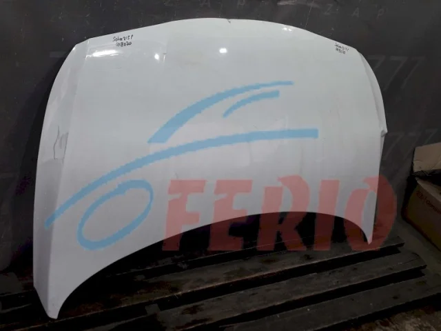 Капот для Hyundai Solaris 1 рестайлинг 2014-2017 на фотографиях