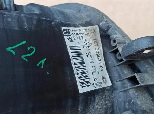 Фара левая для Opel Insignia Хэтчбек A 2008-2017 на фотографиях