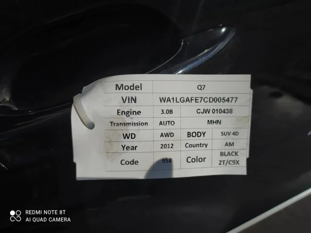 Дверь задняя правая для Audi Q7 4L 2005-2015 на фотографиях