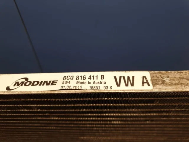 Радиатор кондиционера для Skoda Rapid II 2020+ на фотографиях