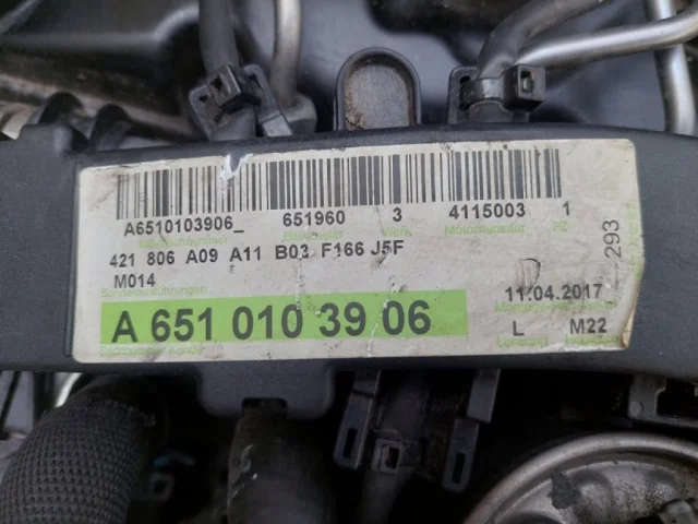Продажа двигателя 651.940