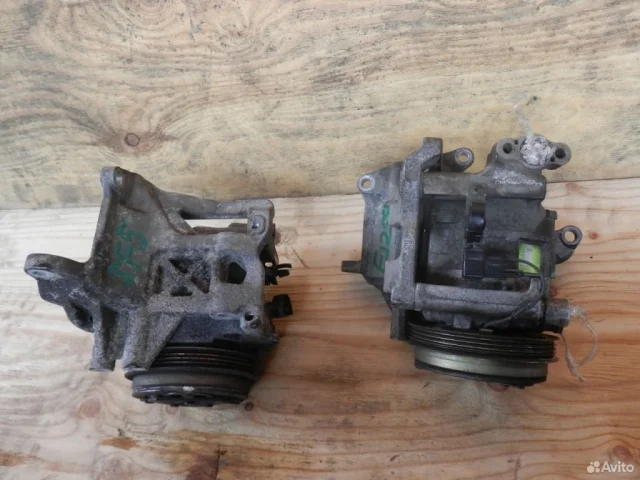 Компрессор кондиционера для Subaru Forester SF JDM 1997-2002 на фотографиях