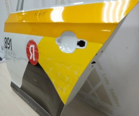 Дверь задняя левая для Skoda Rapid I rest NH3 2017-2020 на фотографиях