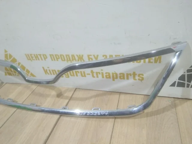 Молдинг решетки радиатора для Skoda Rapid I rest NH3 2017-2020 на фотографиях