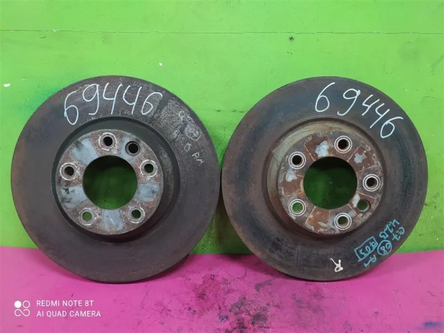 Диски тормозные передние (комплект) для Audi Q7 4L 2005-2015 на фотографиях