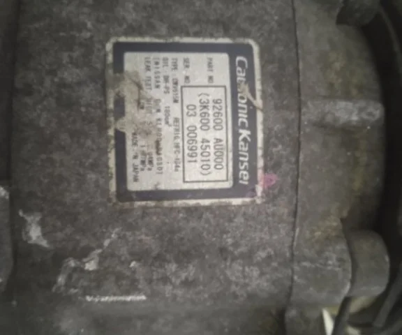 Компрессор кондиционера для Nissan Primera P12 Универсал 2002-2008 на фотографиях