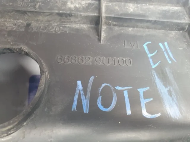 Жабо правое для Nissan Note E11 2005-2012 на фотографиях