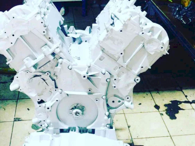 Двигатель без навесного для Mercedes-Benz GL class X164 2006-2012 на фотографиях