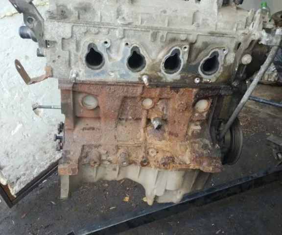 Двигатель без навесного для Renault Logan 2005-2015 (LS) на фотографиях