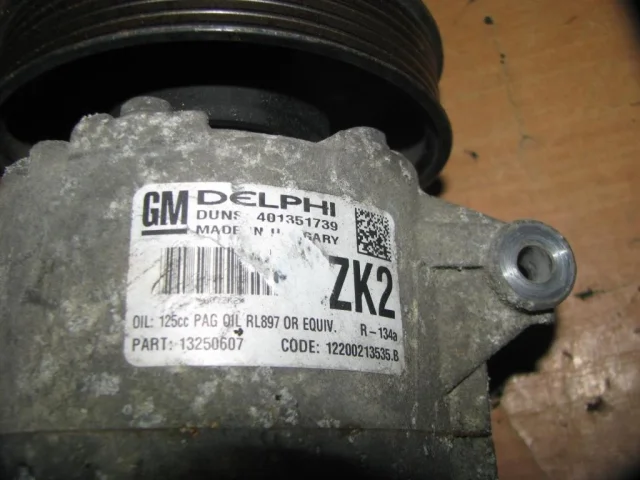 Компрессор кондиционера для Opel Insignia Седан A 2008-2017 на фотографиях