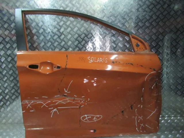 Дверь передняя правая для Hyundai Solaris 1 рестайлинг 2014-2017 на фотографиях