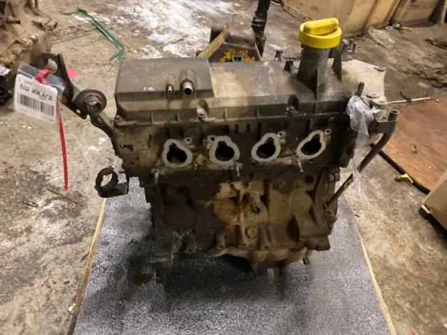 Двигатель без навесного для Renault Logan 2005-2015 (LS) на фотографиях