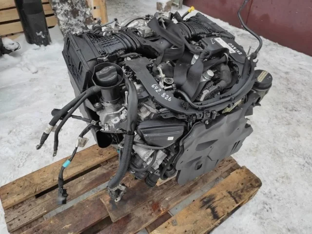 Двигатель без навесного для Mercedes-Benz GL class X166 2012-2016 на фотографиях