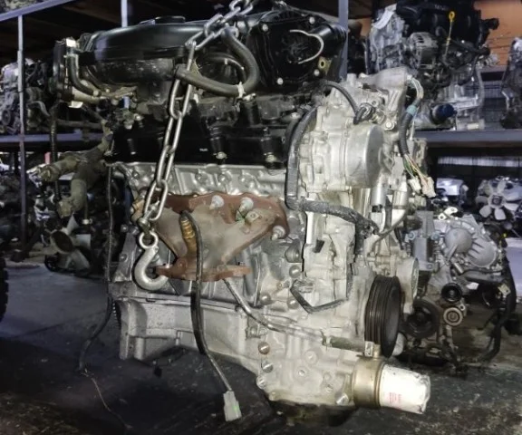 Двигатель без навесного для Nissan Pathfinder R52 2013-2017 на фотографиях