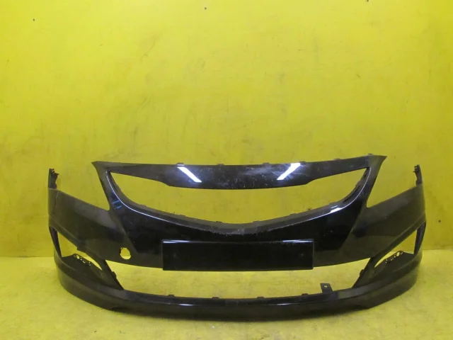 Бампер передний для Hyundai Solaris 1 рестайлинг 2014-2017 Хэтчбек на фотографиях