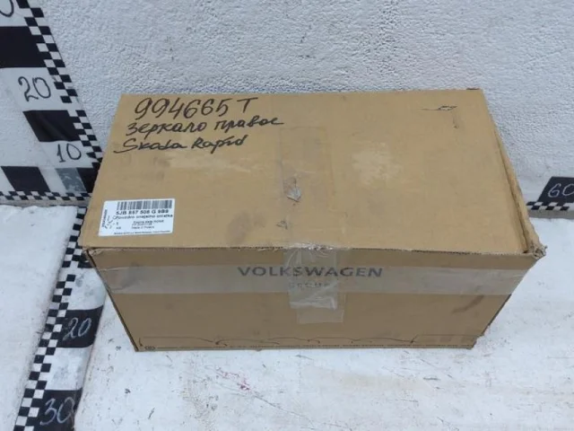 Зеркало боковое правое для Skoda Rapid I rest NH3 2017-2020 на фотографиях