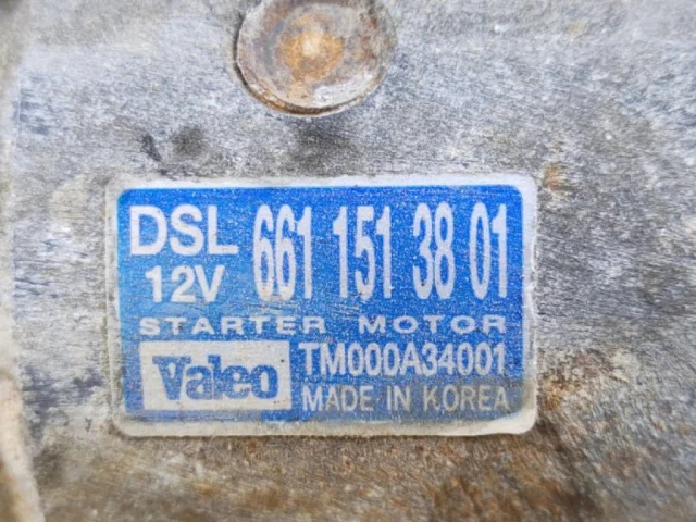 Стартер для SsangYong Kyron DJ rest 2007-2016 на фотографиях