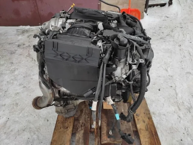 Двигатель без навесного для Mercedes-Benz GL class X166 2012-2016 на фотографиях