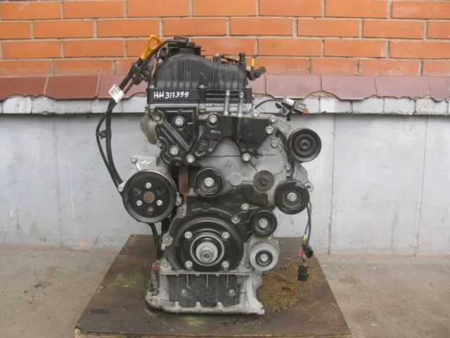 Двигатель без навесного для Kia Carnival 3 YP 2015-2020 на фотографиях