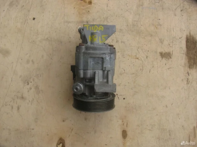 Компрессор кондиционера для Nissan Tiida C11 JDM Хэтчбек 2004-2012 на фотографиях