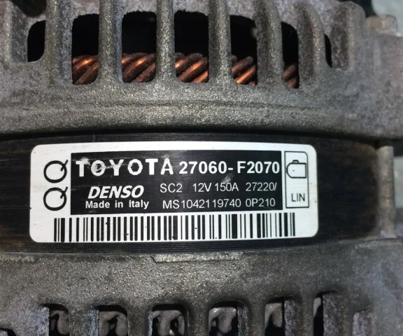 Генератор для Toyota RAV4 XA50 2019+ на фотографиях