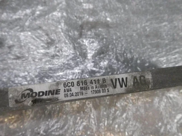 Радиатор кондиционера для Skoda Rapid II 2020+ на фотографиях