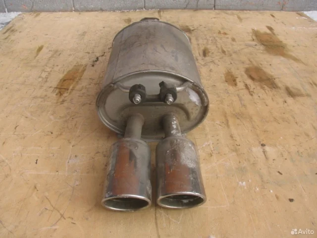 Задняя часть глушителя для Honda Civic FA 2005-2010 седан на фотографиях