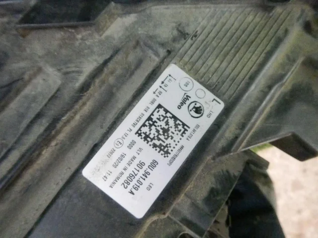 Фара левая для Skoda Rapid II 2020+ на фотографиях