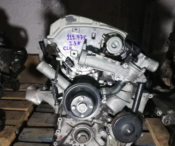 Двигатель без навесного для Mercedes-Benz CLK class A208 1998-2002 на фотографиях