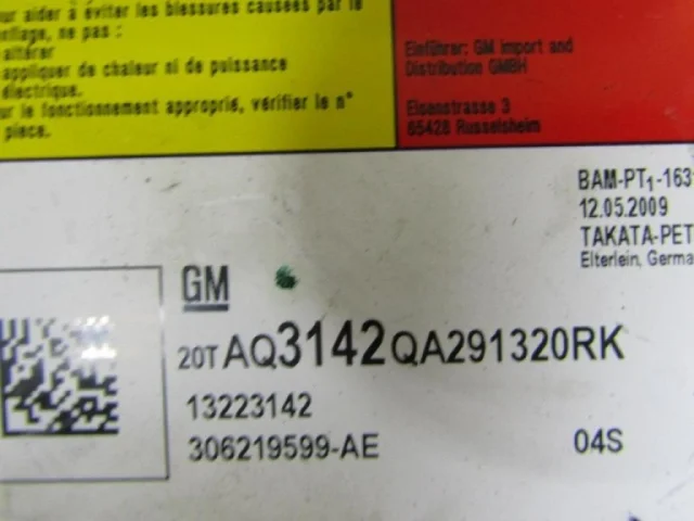 Подушка безопасности водителя для Opel Insignia Седан A 2008-2017 на фотографиях