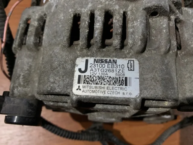 Генератор для Nissan Navara D40 2004-2010 на фотографиях