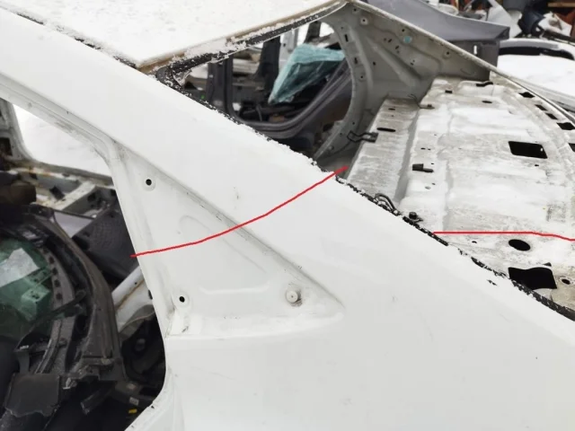 Четверть кузова задняя левая для Hyundai Solaris 1 RB (2011-2013) на фотографиях