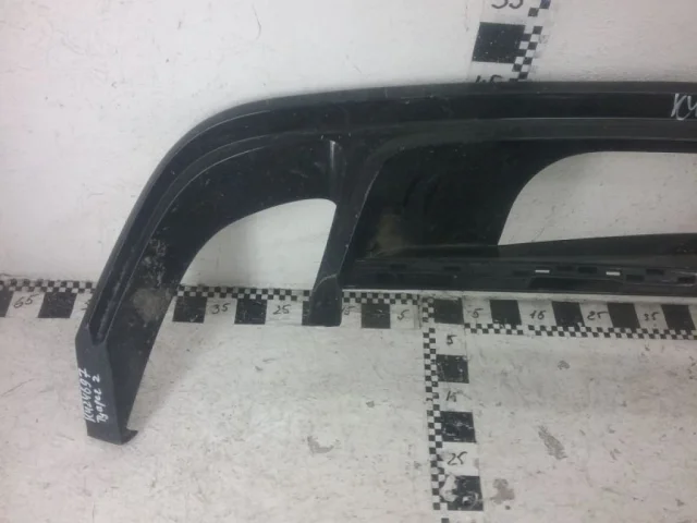 Фартук (спойлер) заднего бампера для Volkswagen Touareg II (7P5) Rest 2014-2018 на фотографиях