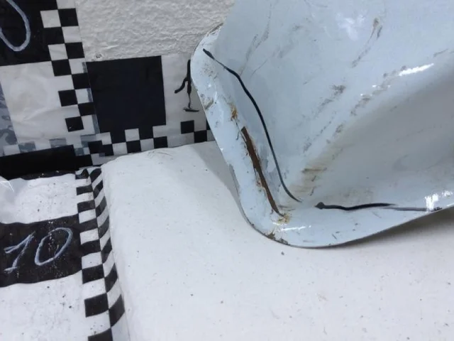 Усилитель переднего бампера для Renault Logan 2005-2015 (LS) на фотографиях