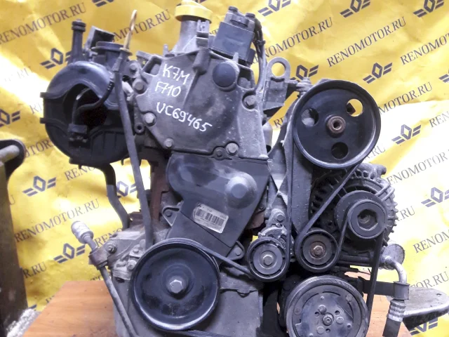 Двигатель без навесного для Renault Logan 2007-2012 (Универсал KS) на фотографиях