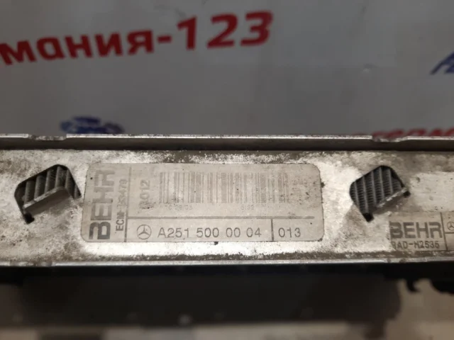 Радиатор охлаждения ДВС для Mercedes-Benz M class W164 2005-2011 на фотографиях