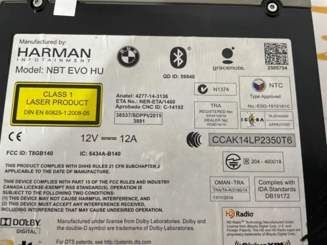 Головное мультимедийное устройство для BMW 5er G30 2016-2023 на фотографиях