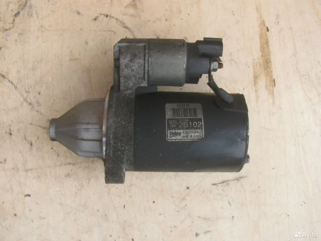 Стартер для Hyundai Solaris 1 рестайлинг 2014-2017 на фотографиях