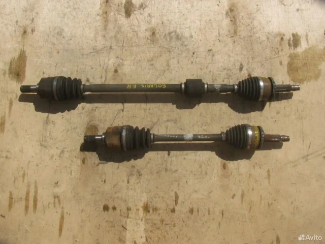 Привод передний левый для Hyundai Solaris 1 RB (2011-2013) на фотографиях