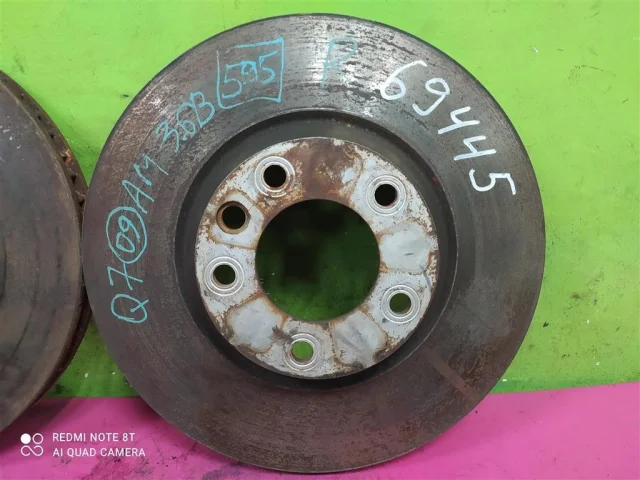 Диски тормозные передние (комплект) для Audi Q7 4L 2005-2015 на фотографиях