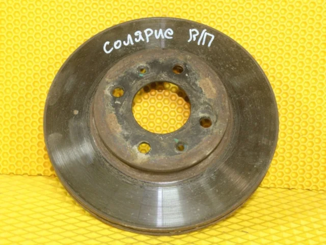 Диски тормозные передние (комплект) для Hyundai Solaris 2 (2017-2022) на фотографиях