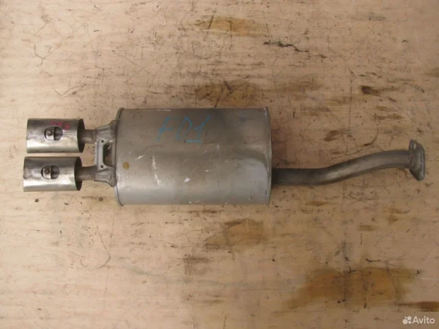 Задняя часть глушителя для Honda Civic FA 2005-2010 седан на фотографиях