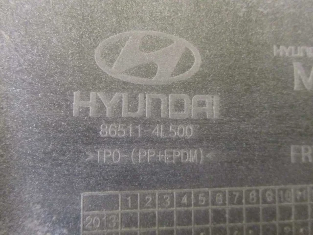 Бампер передний для Hyundai Solaris 1 рестайлинг 2014-2017 Хэтчбек на фотографиях